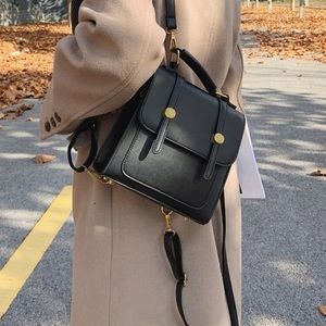 Black backpack / purse